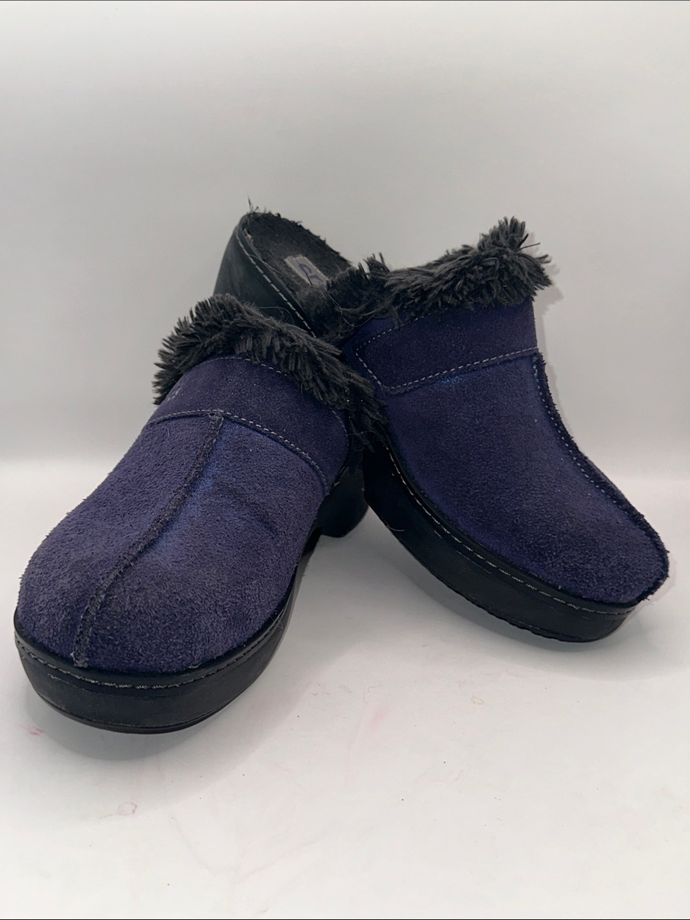 CROCS Fur Lined Cobbler Clogs